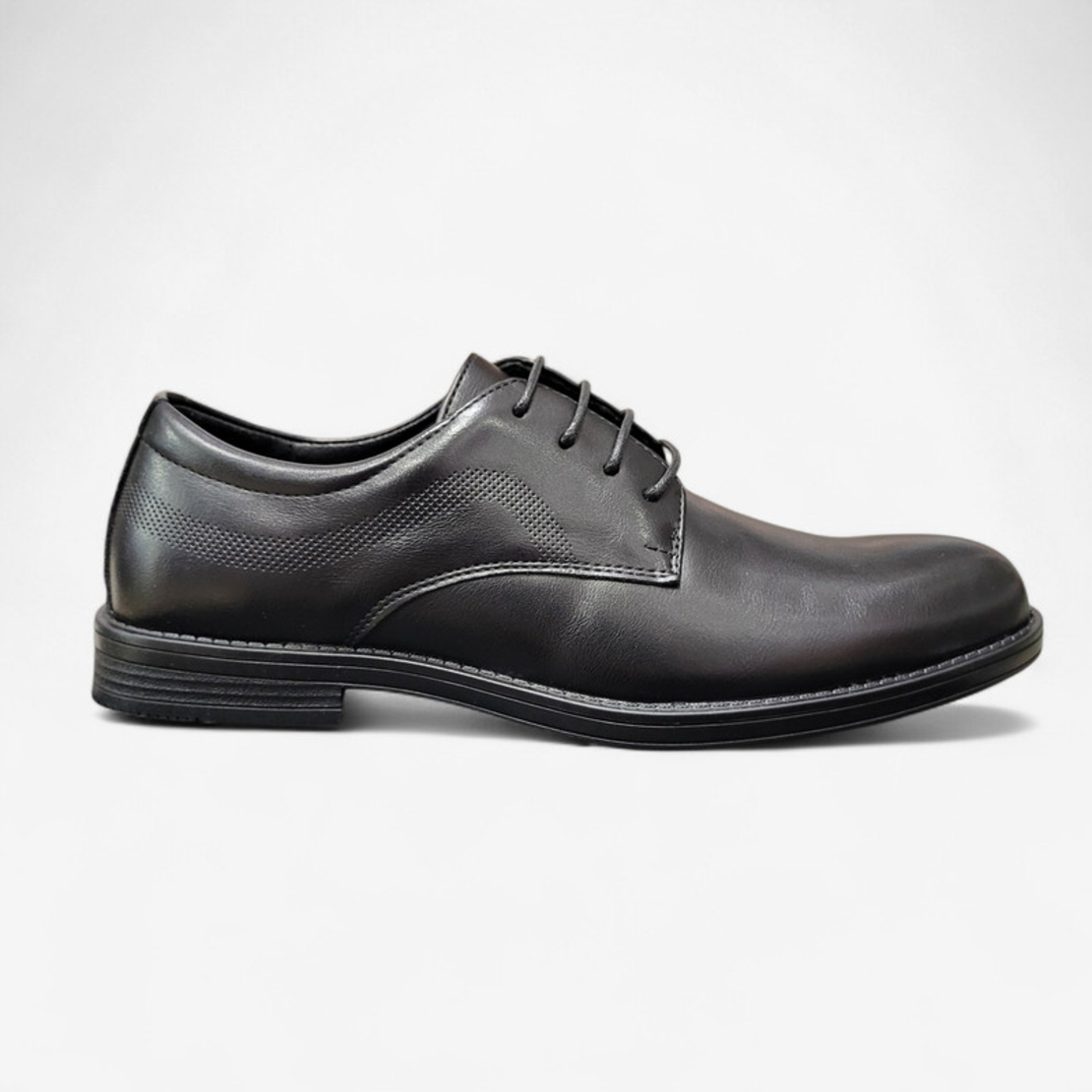 Мъжки елегантни обувки от естествена кожа W584043 black