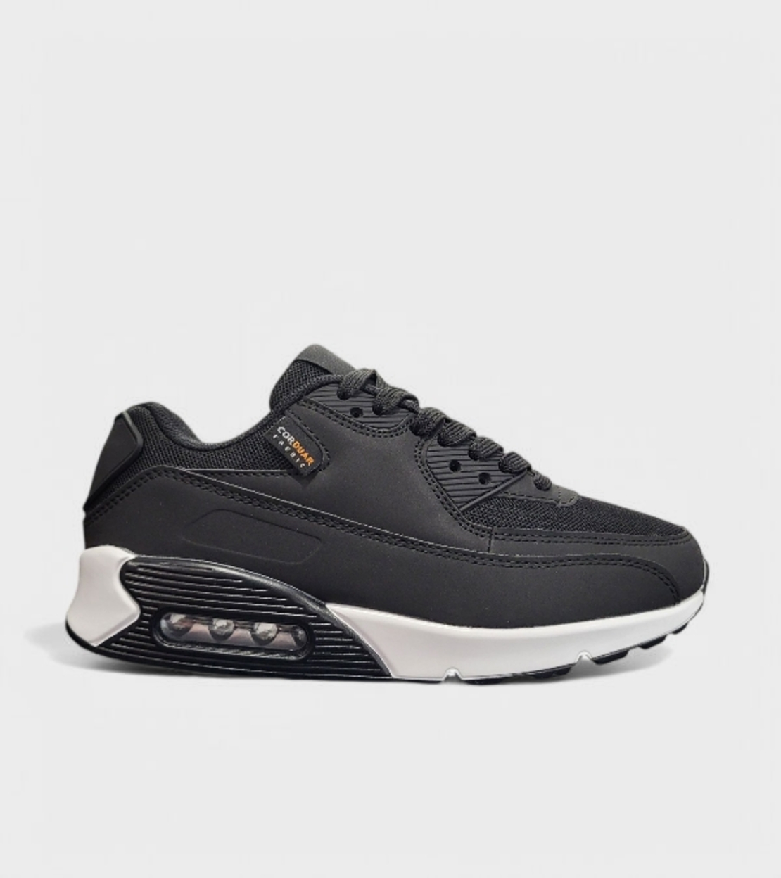 Унисекс модел маратонки с камера подходящи за спорт и ежедневие D9139-3 black/white