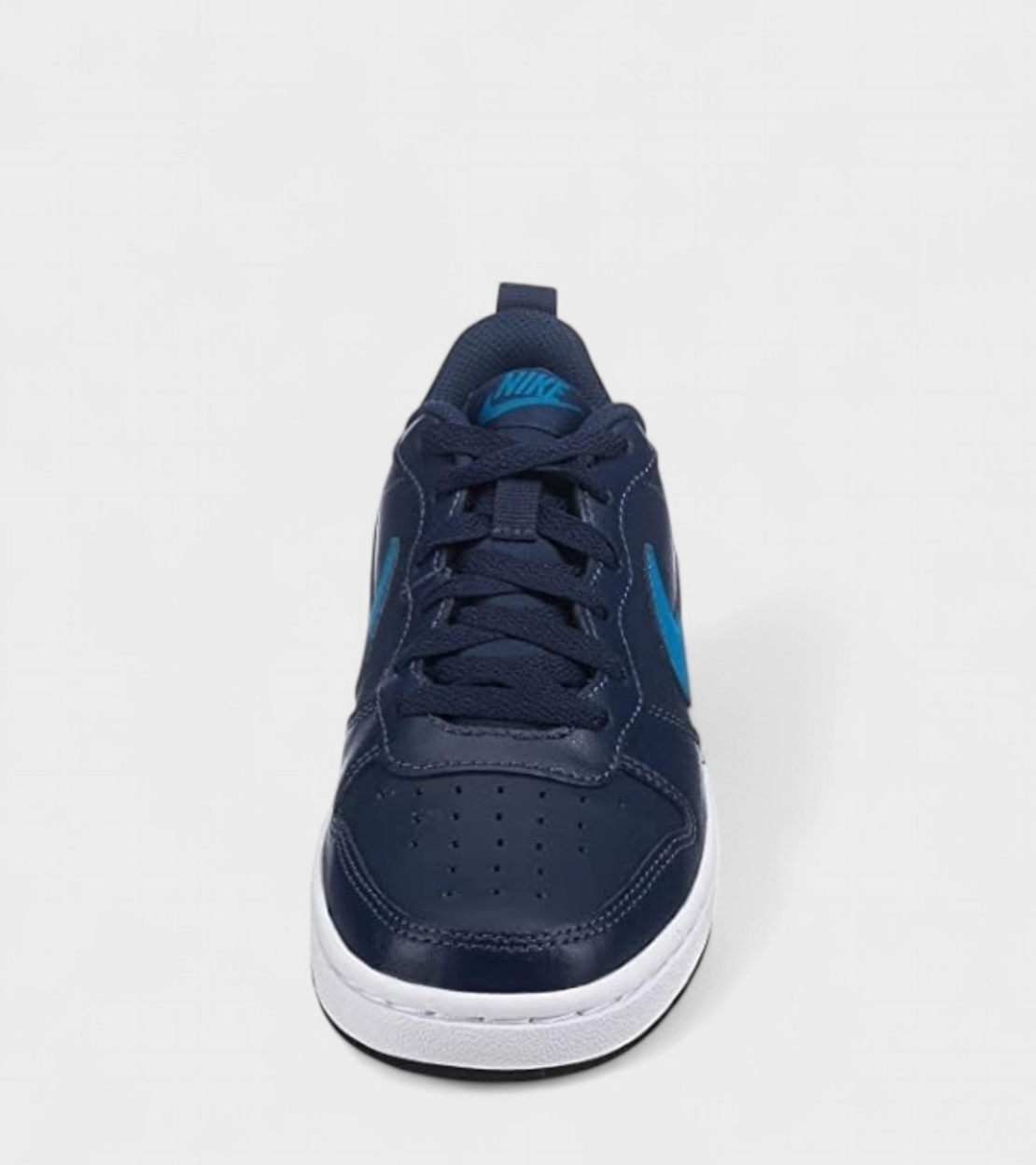 Юношески кецове от кожа в син цвят Nike Court brought low 2