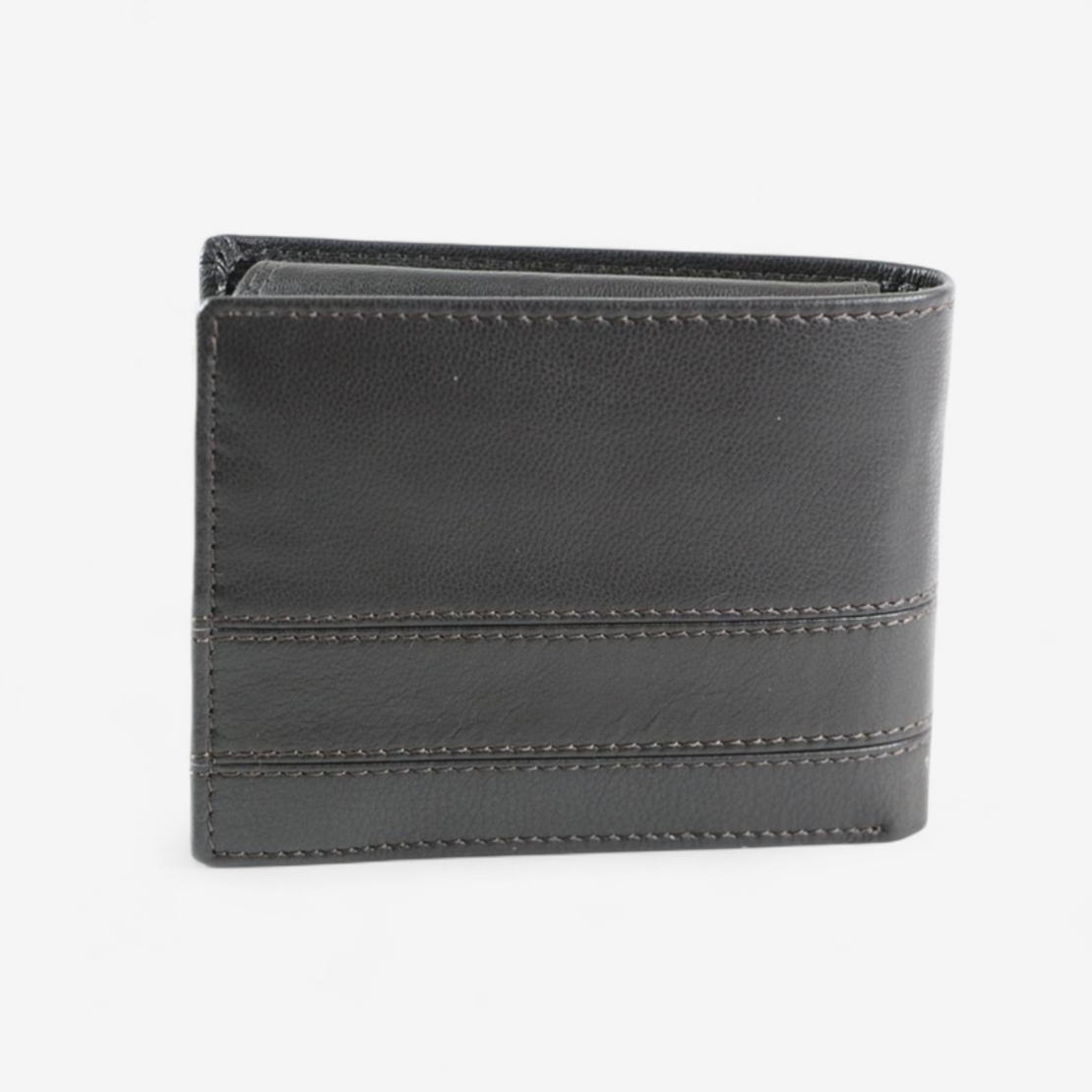 Mъжки портфейл в тъмно кафяв цвят от естествена кожа марка Biagiotti модел: LB7653-04