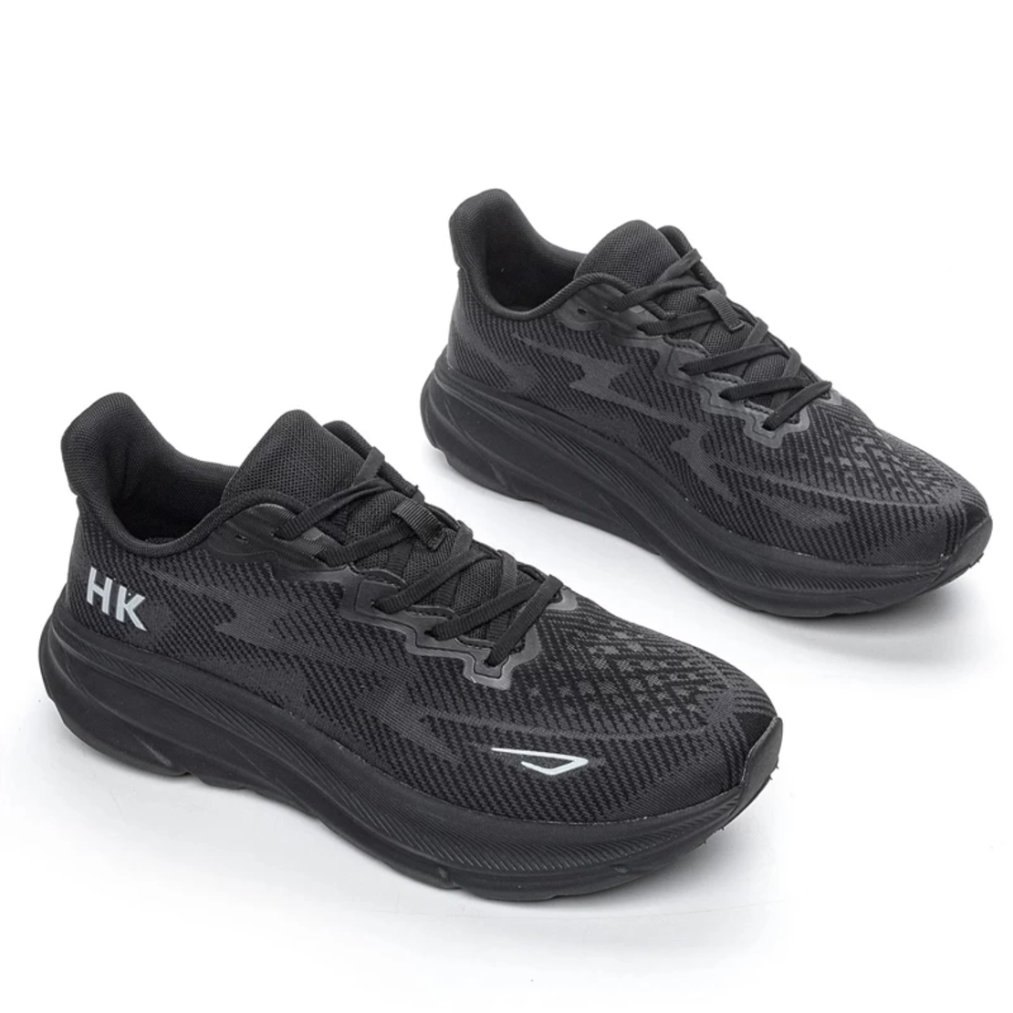 Мъжки черни маратонки с олекотена подметка – модерни и удобни | M9144-1 All Black