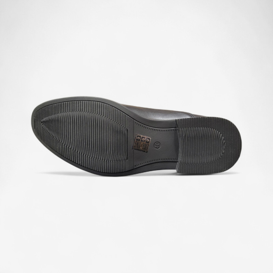 Мъжки елегантни обувки тип мокасина K324-1 black