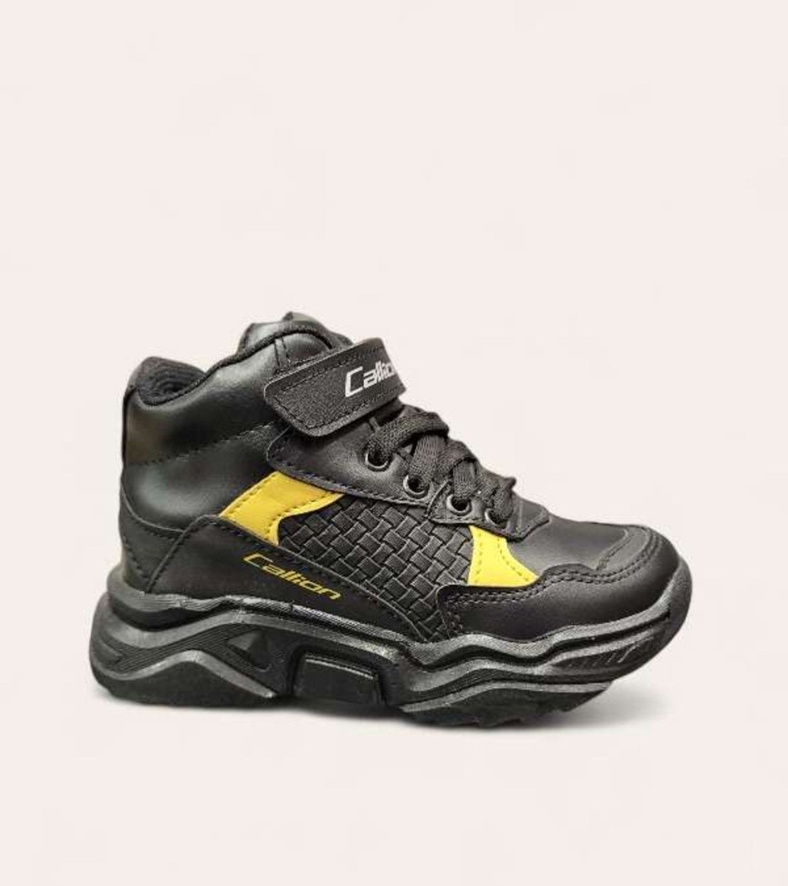 Детски високи кецове в черен цвят 053 black