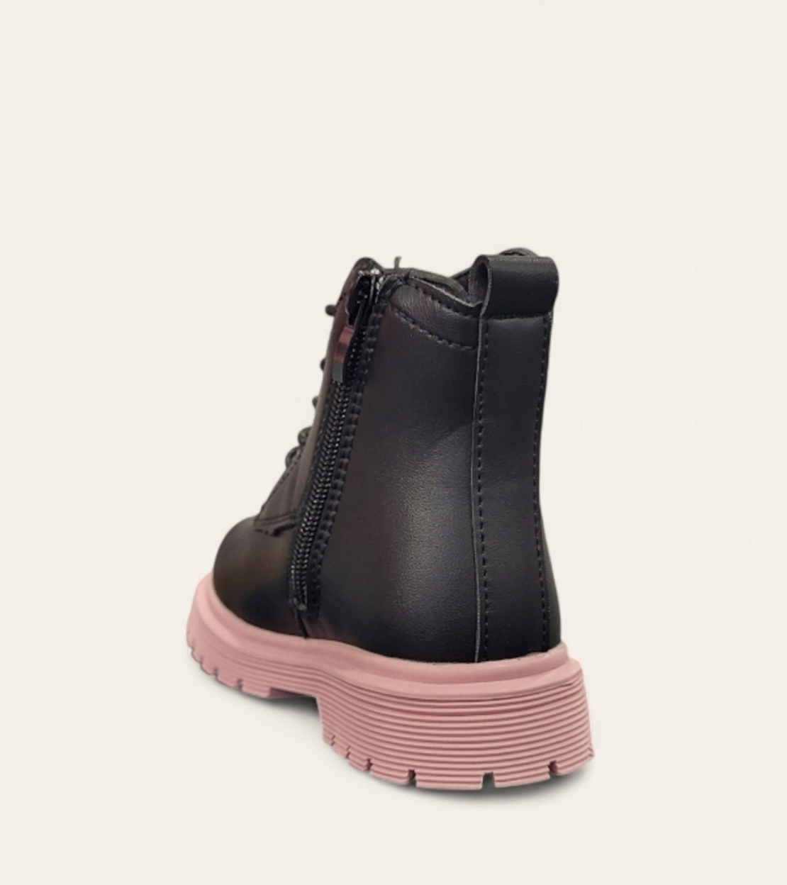 Детски боти с мече за момичета ZG409-1 black/pink