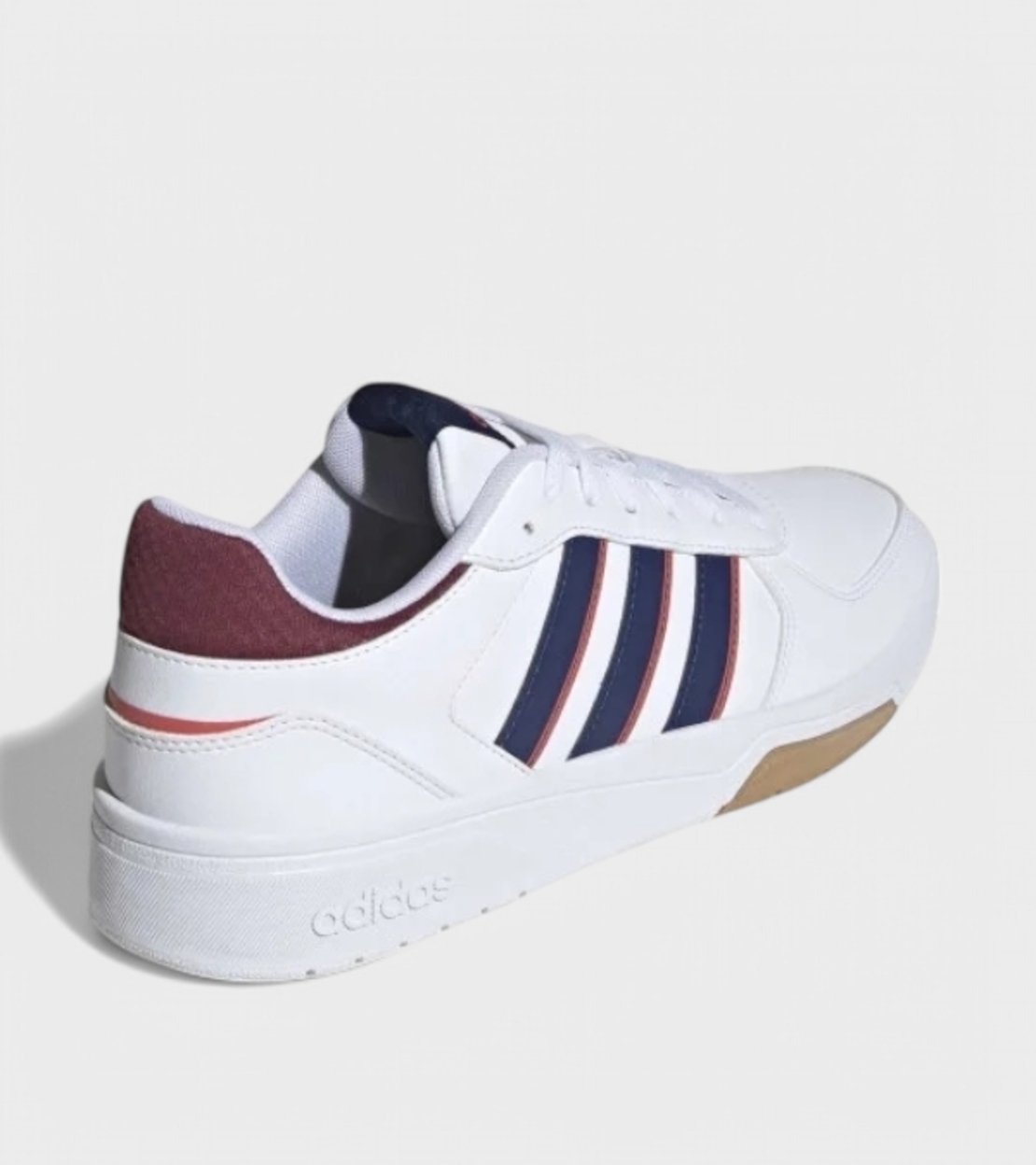 Мъжки бели кецове със сини ленти Adidas Courtbeat ID0507