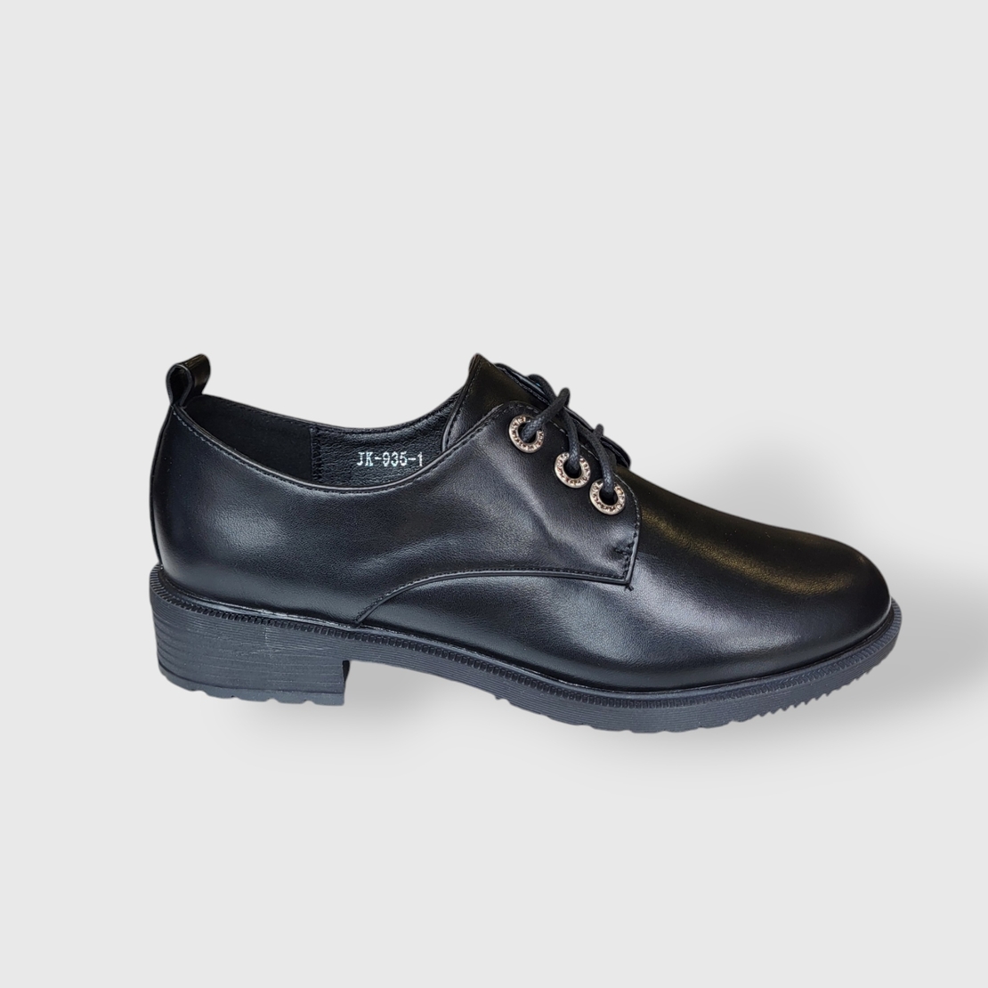 Дамски ежедневни обувки с връзки в черен цвят JK-935-1 black