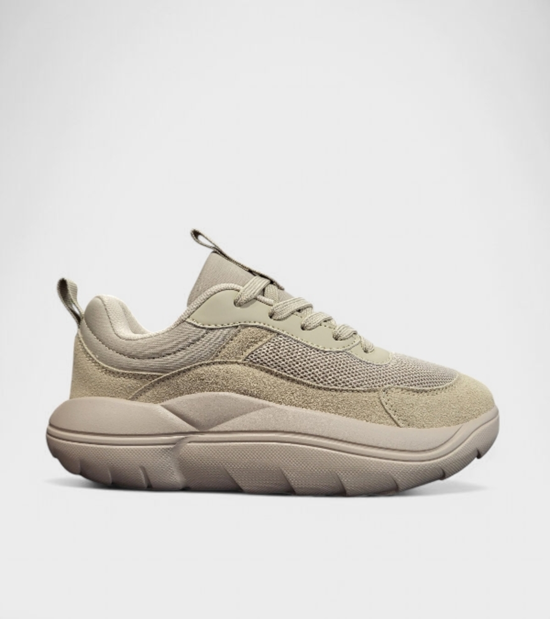 Дамски маратонки с удобна анатомична подметка D9178-4 beige
