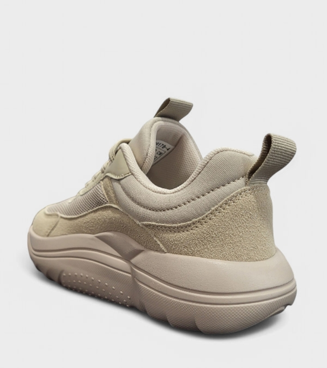 Дамски маратонки с удобна анатомична подметка D9178-4 beige
