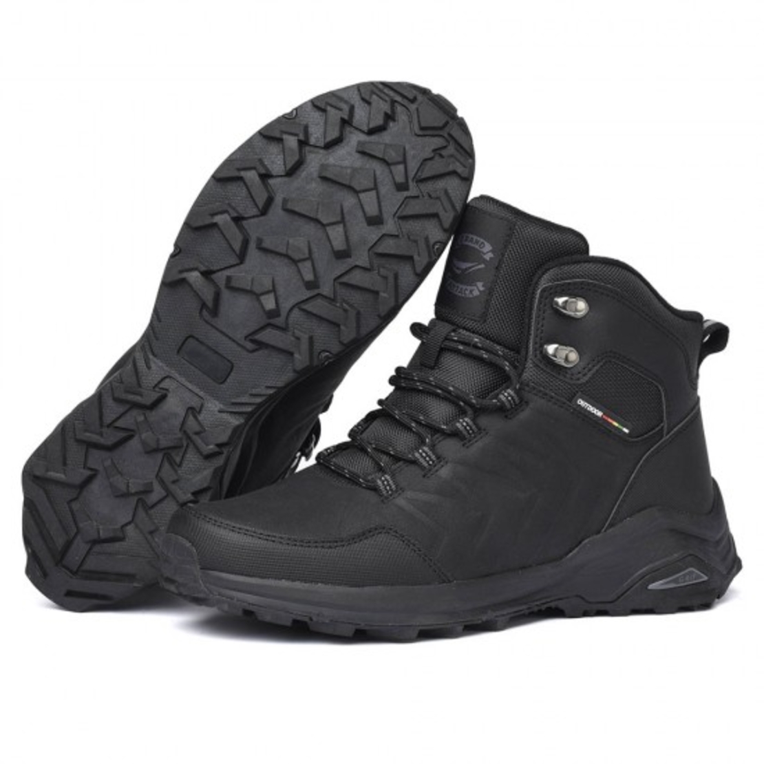 Мъжки зимни обувки в черен цвят модел: 31055-1 Black
