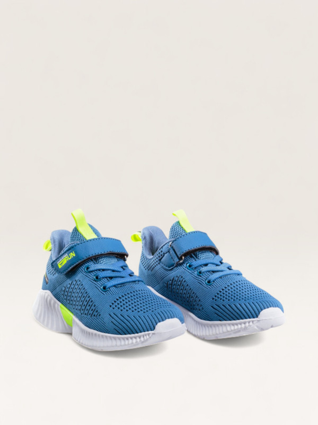 Детски спортни обувки с лепенка и дишащ текстил 30920-2 navy