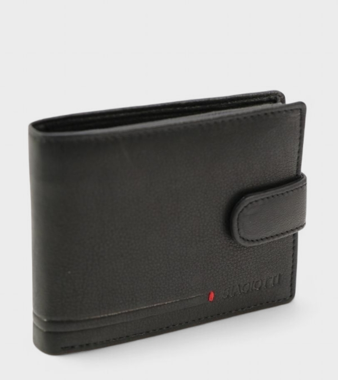 Mъжки портфейл от естествена кожа със закопчаване Biagiotti LB-7671-56
