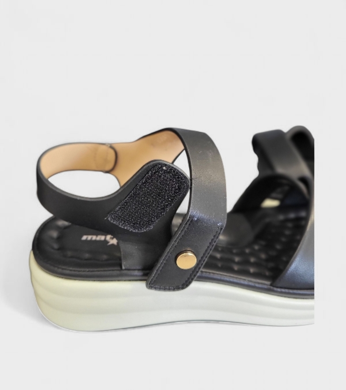 Дамски сандали на платформа черни W060041 black