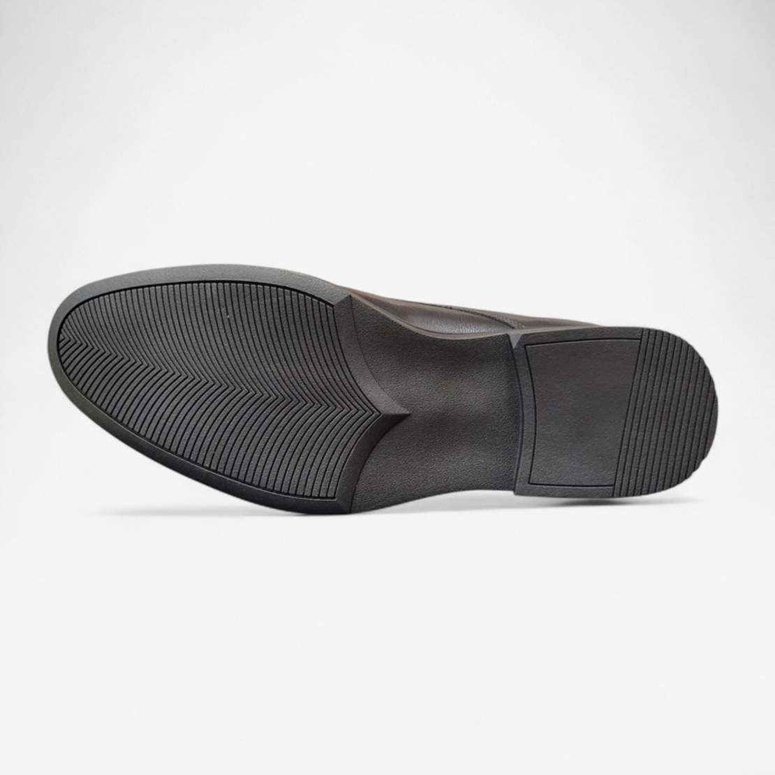 Мъжки елегантни обувки от естествена кожа W584043 black