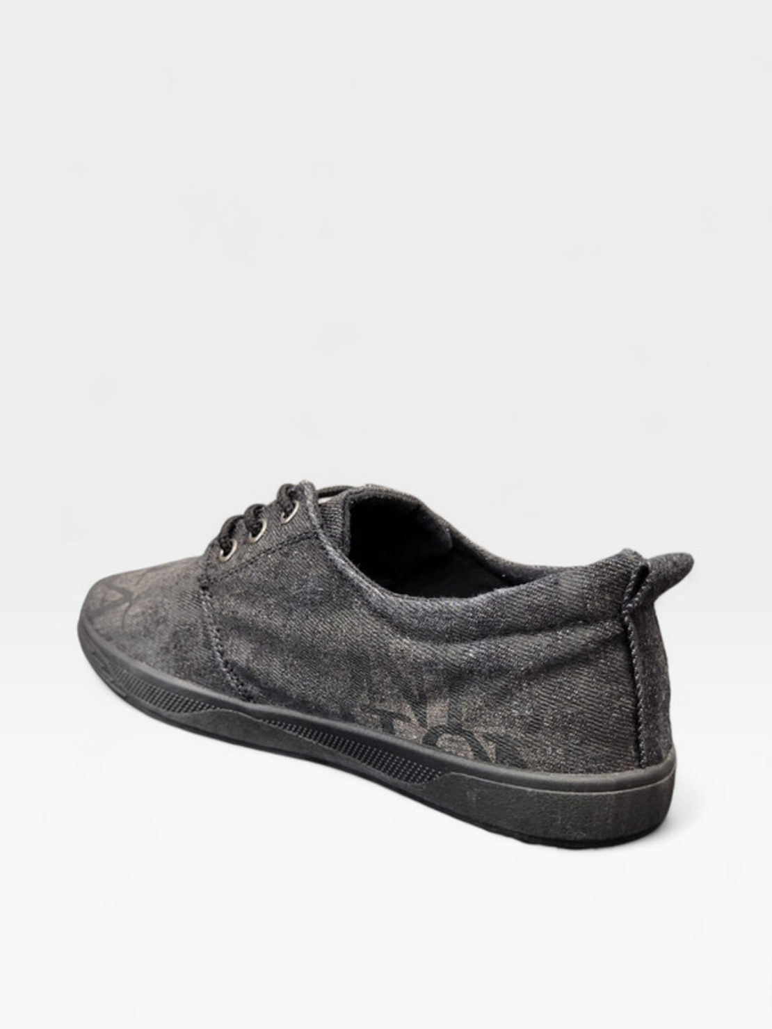 Мъжки текстилни кецове в черно 702-1 black
