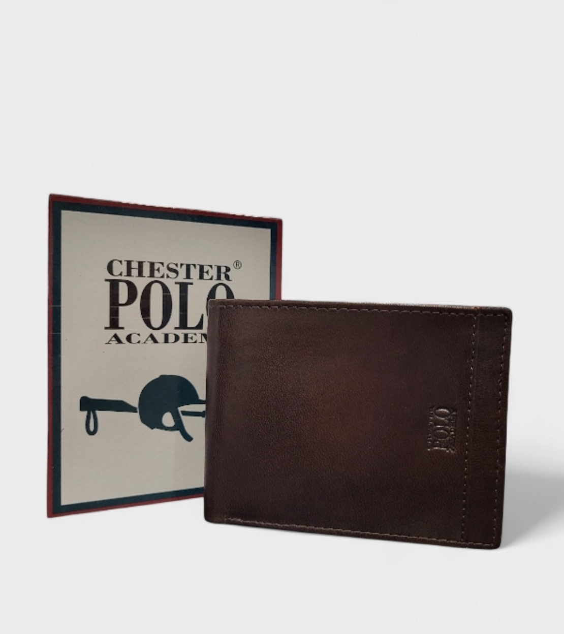 Мъжки портфрйл CHESTER POLO ACADEMY в кафяв цвят