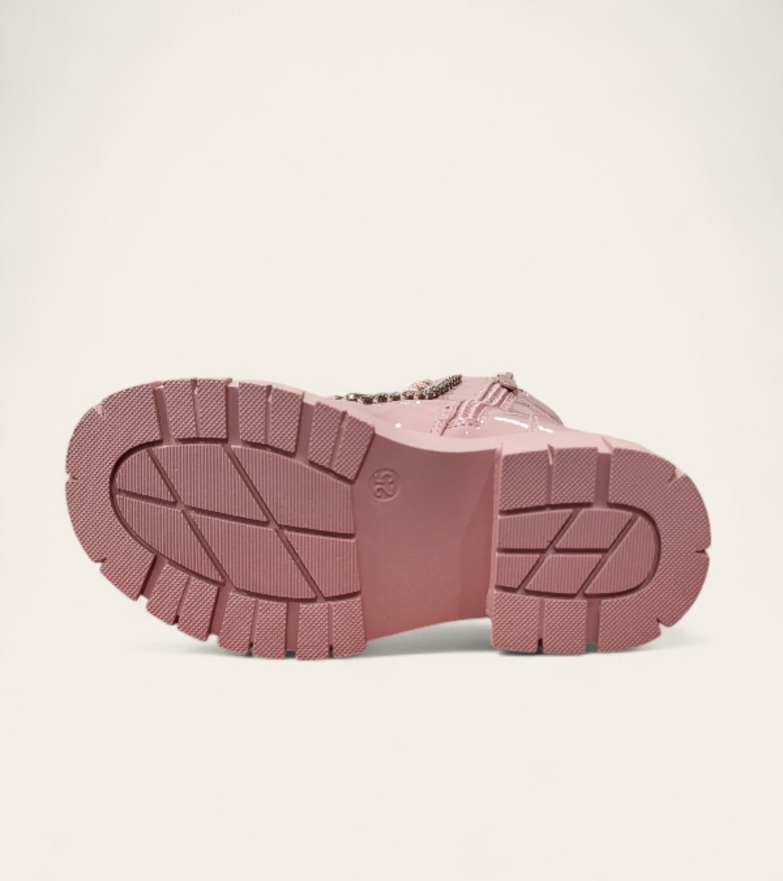 Детски боти с лачено покритие в розов цвят 3563-3 pink