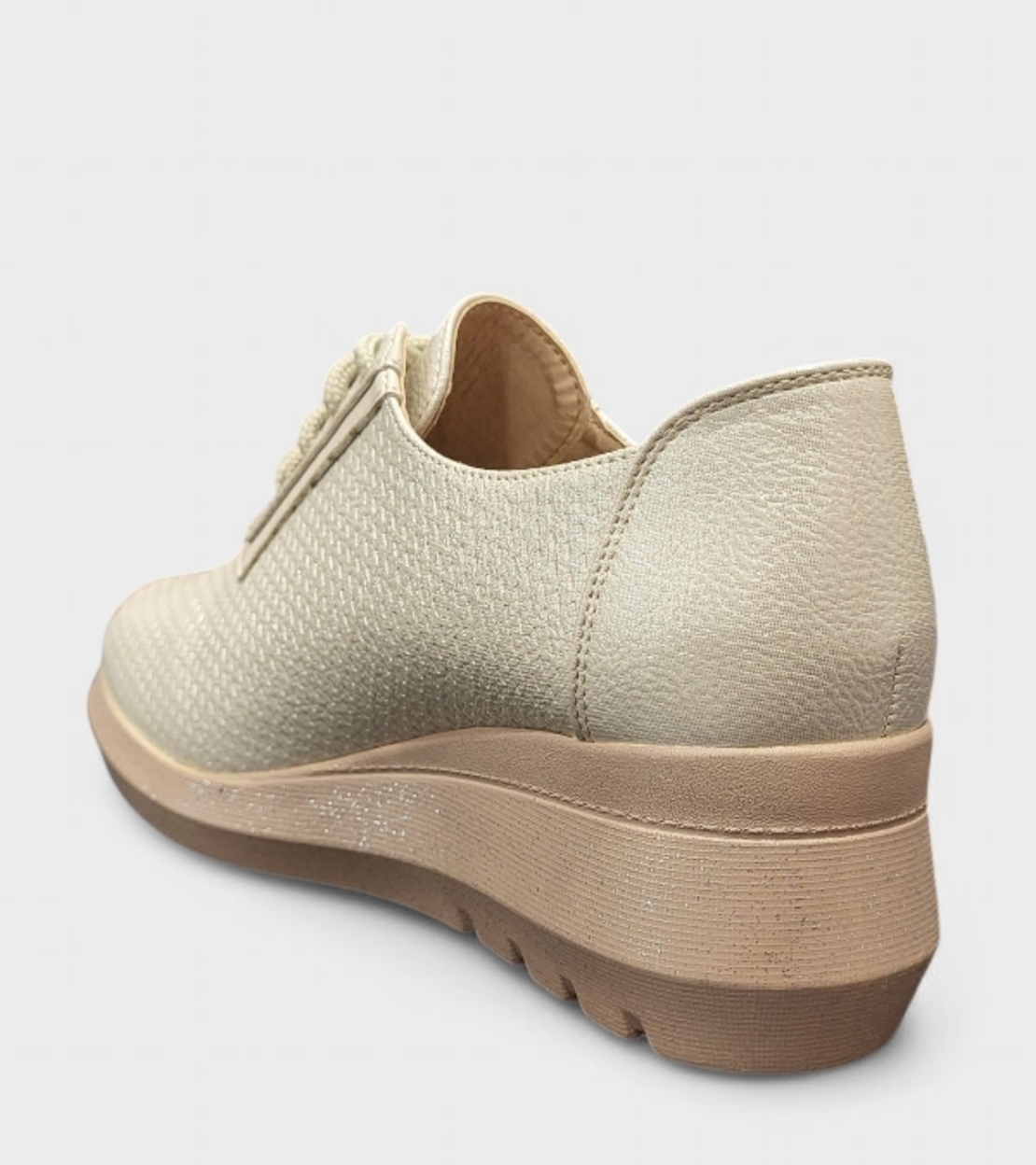 Дамски ежедневни обувки на платформа A2388-5 beige