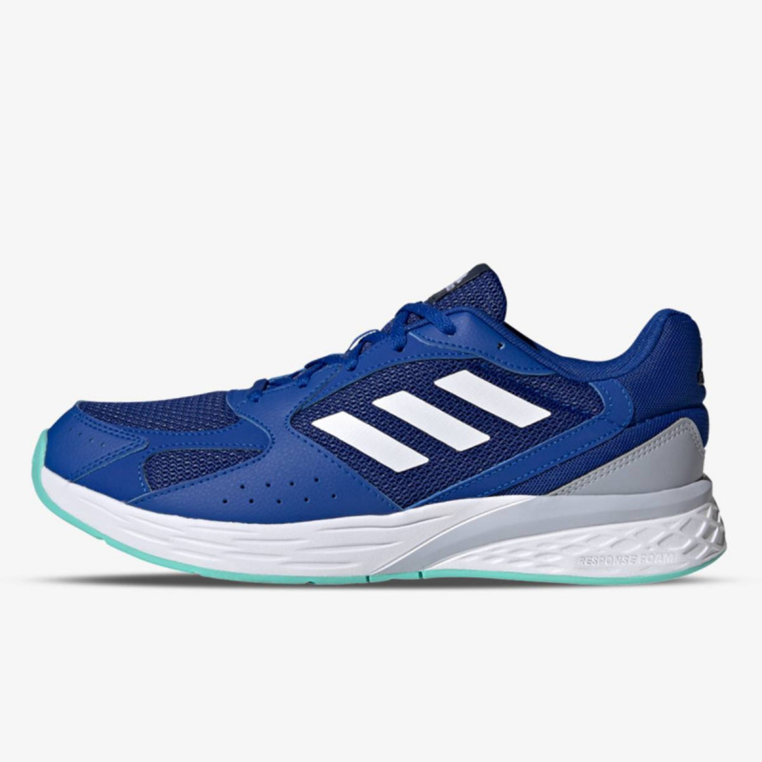 Мъжки спортни маратонки с мрежа в син цвят Аdidas Response Run