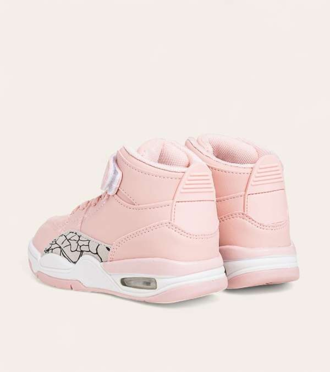 Детски високи кецове за момиче в розов цвят ZG-17 pink