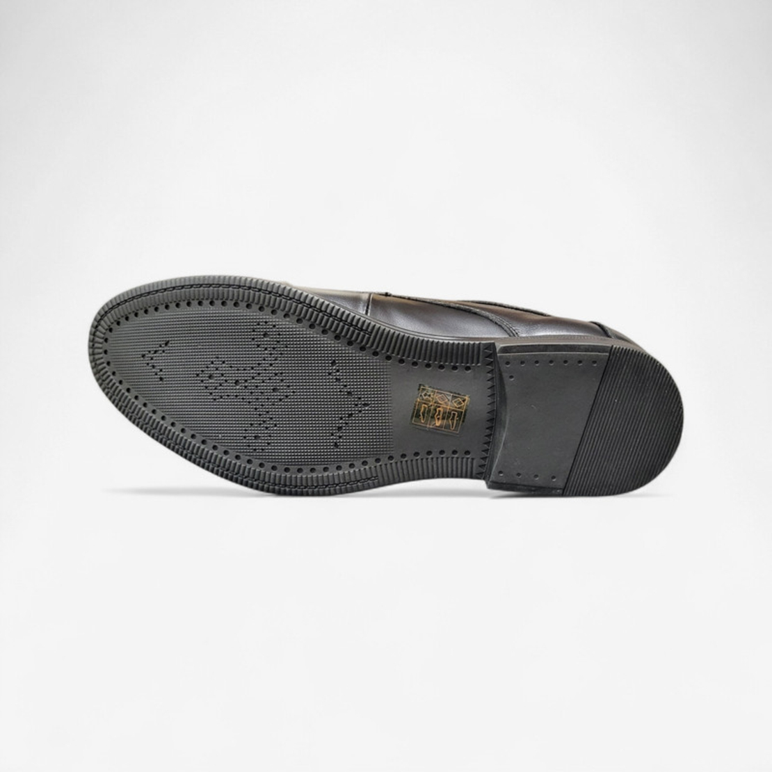 Мъжки елегантни обувки от естествена кожа H035-1 black