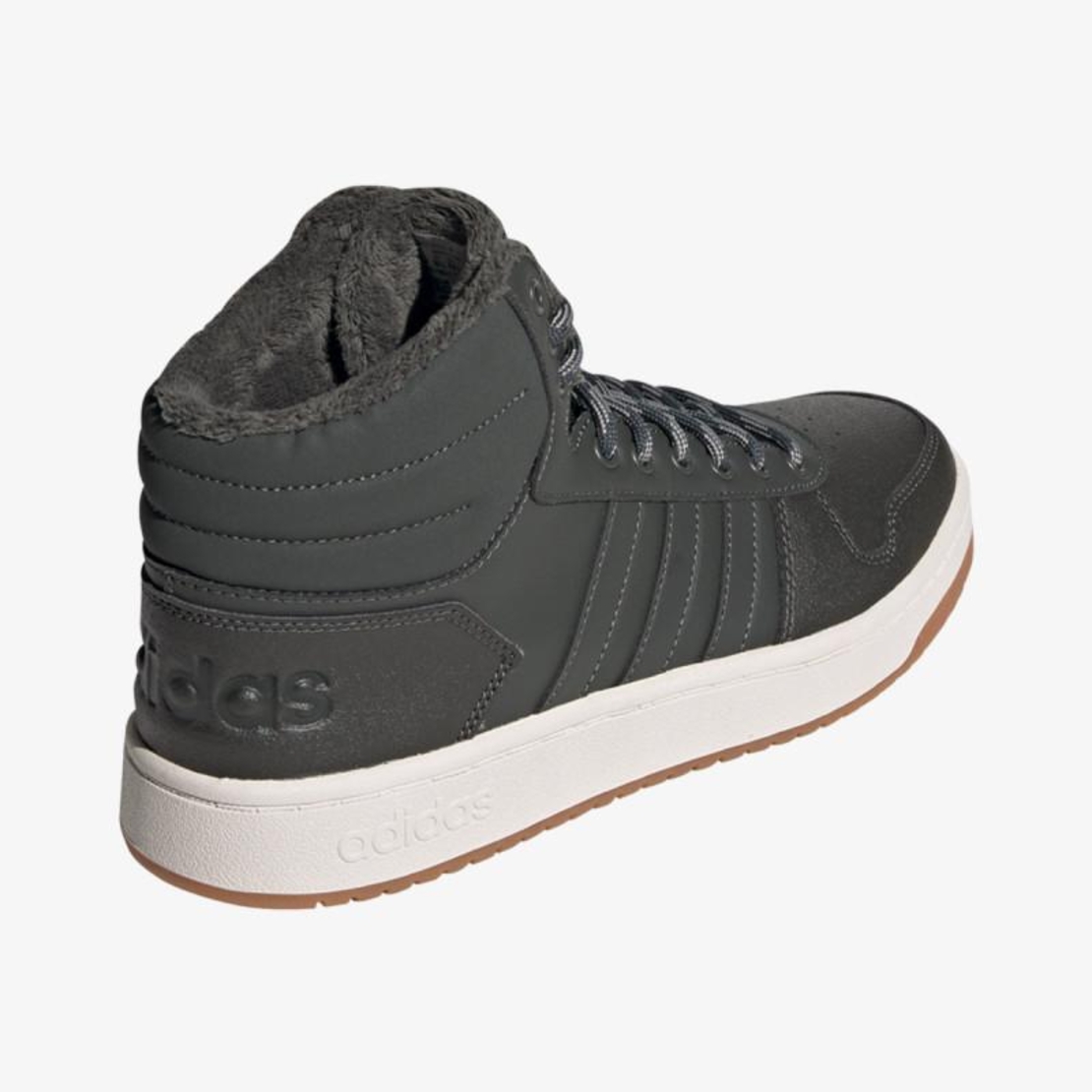 Mъжки кожени маратонки Adidas HOOPS 2.0 MID