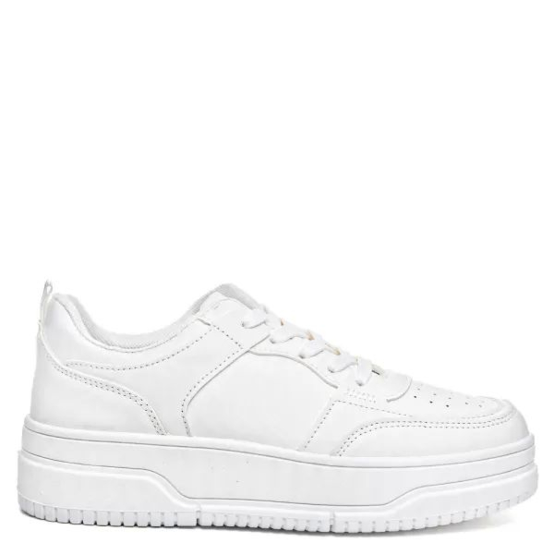 Дамски бели кецове с равна подметка W210052 white