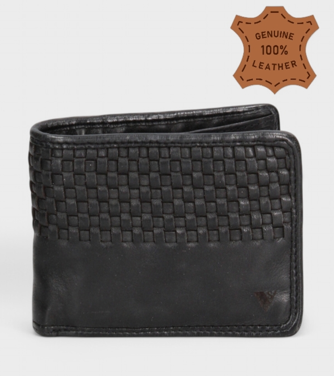 Mтжки портфейл от естествена кожа с винтидж ефект IN-1054 NERO