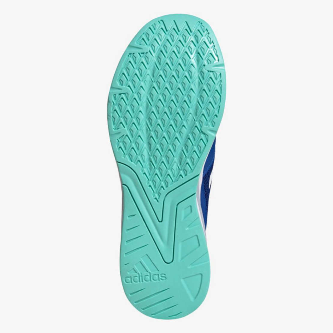 Мъжки спортни маратонки с мрежа в син цвят Аdidas Response Run