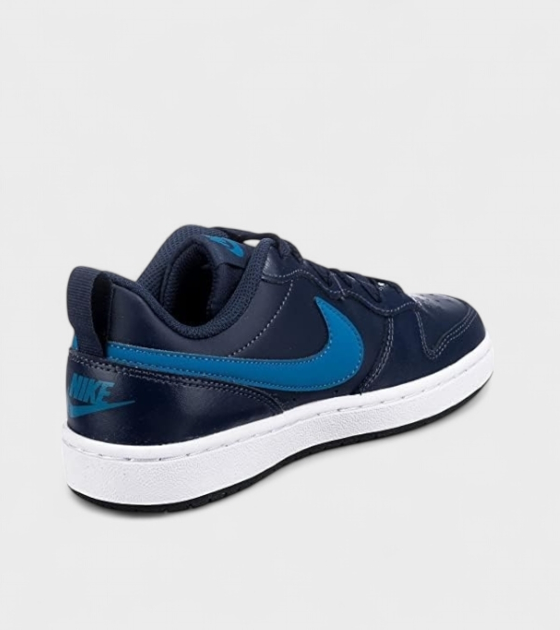 Юношески кецове от кожа в син цвят Nike Court brought low 2