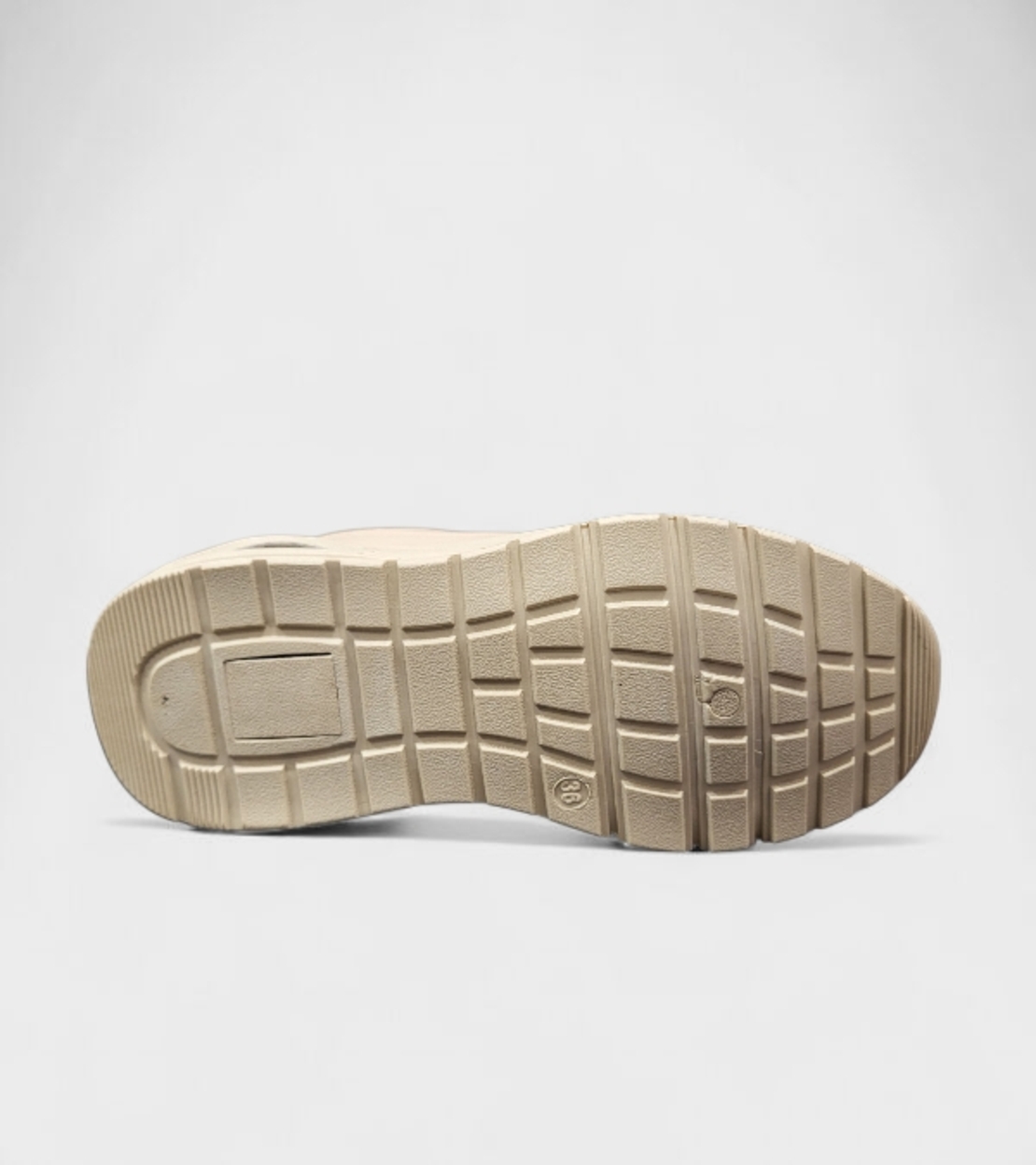 Дамски маратонки на платформа W210017 peach