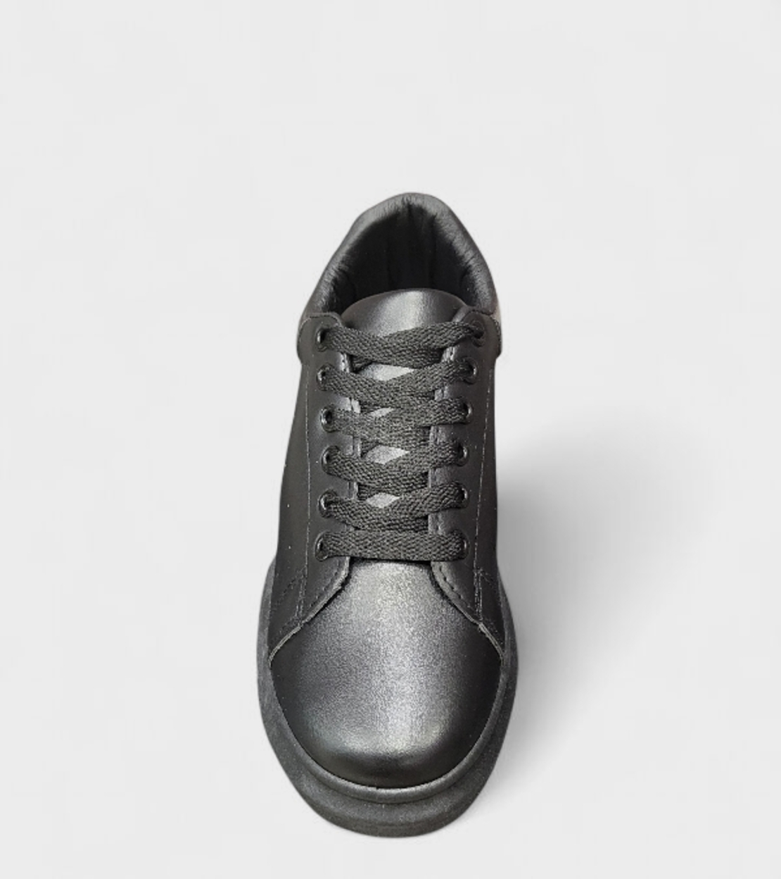 Стилни черни дамски кецове с повдигната подметка W081004 All Black