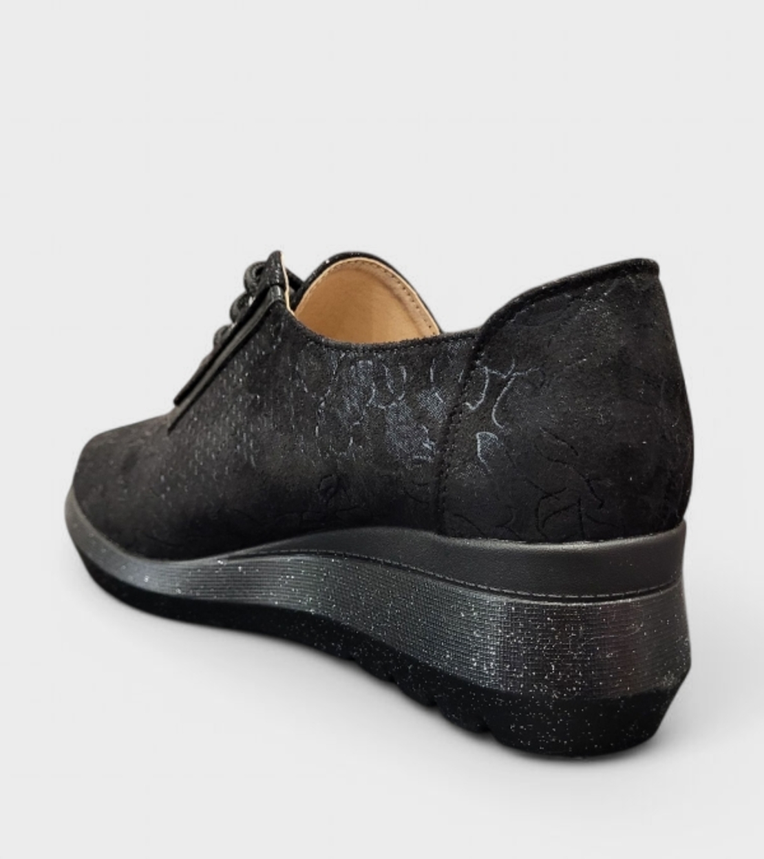 Дамски ежедневни обувки на платформа А2388-1 black