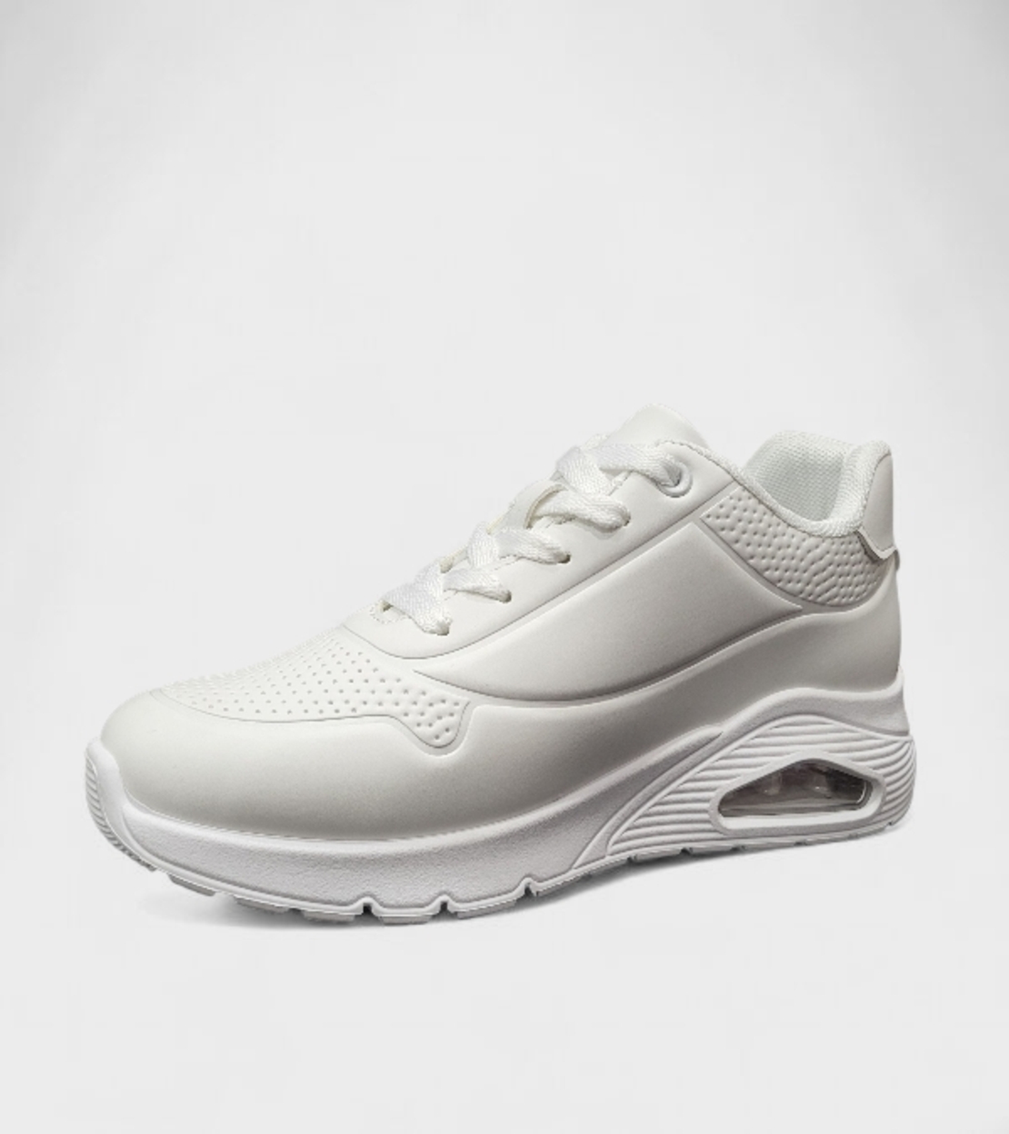 Дамски маратонки на платформа W210117 white