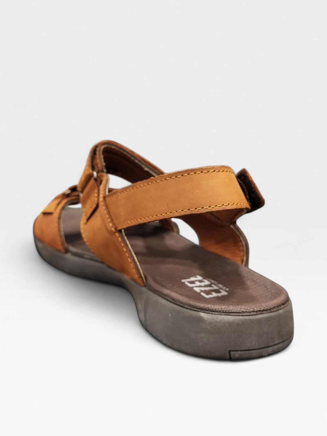 Мъжки кожени сандали в кафяво S526-2 brown