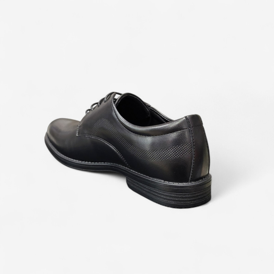 Мъжки елегантни обувки от естествена кожа W584043 black