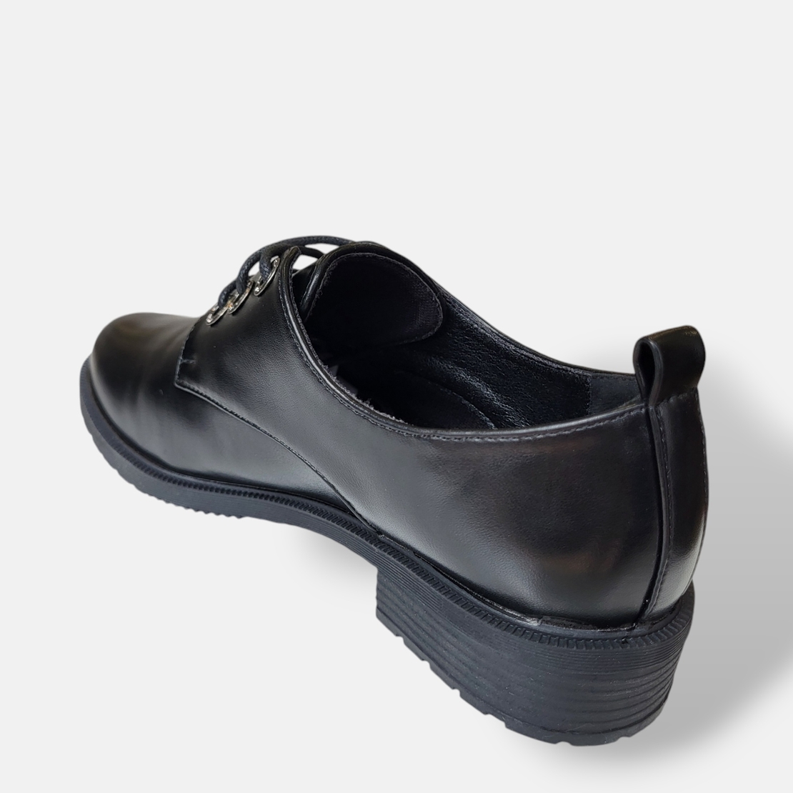 Дамски ежедневни обувки с връзки в черен цвят JK-935-1 black