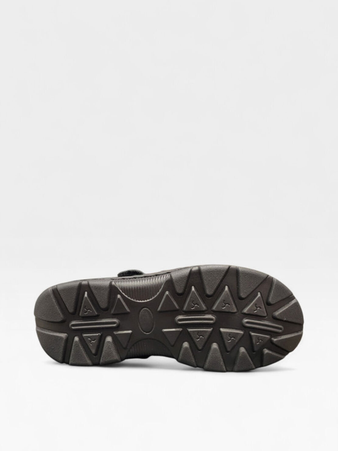 Мъжки кожени сандали в черно K123-1 black