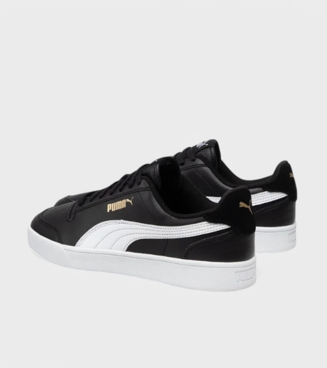 Мъжки кецове Puma Shuffle black-white-gold