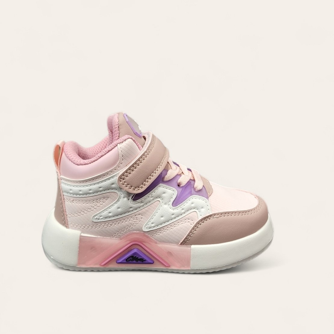 Детски високи кецове с лепенка за момиче модел: W582003 pink