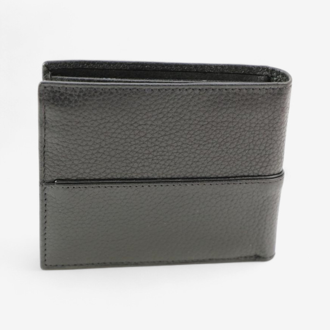 Мъжки портфейл от естествена кожа в черно модел: 8828-129