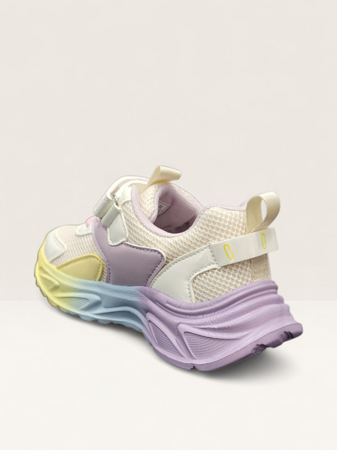 Детски маратонки с лепенка в бяло и лилаво W585081 White/Purple