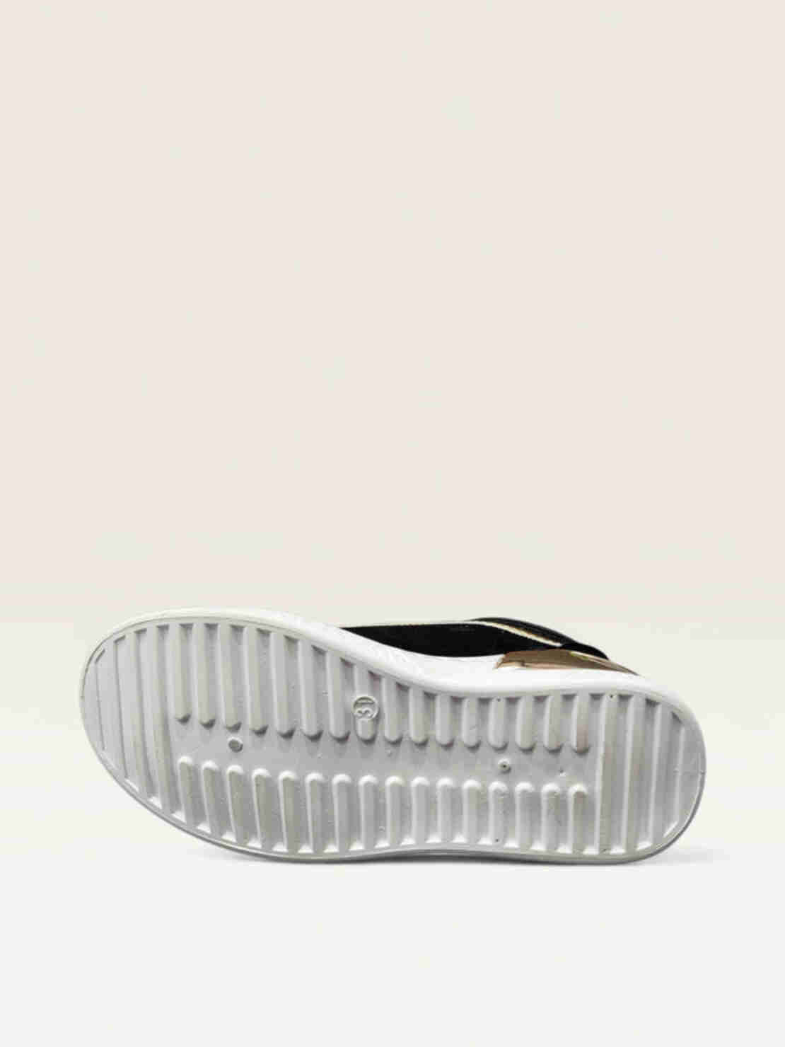 Дeтски кецове за момиче с декоративни златисти елементи 2016 black