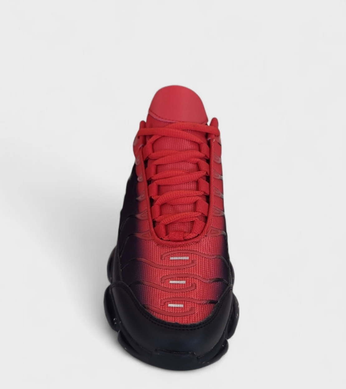 Мъжки маратонки в червено и черно, по дизайн на Nike – BL-7 Red