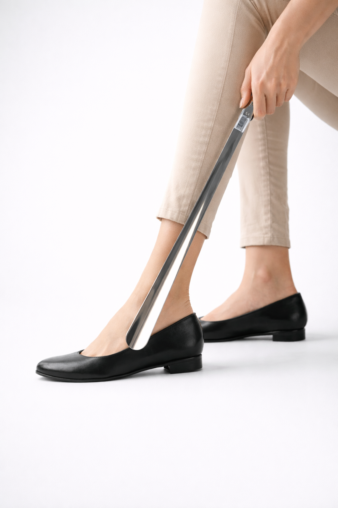 Дълга стоманена обувалка 52 см.