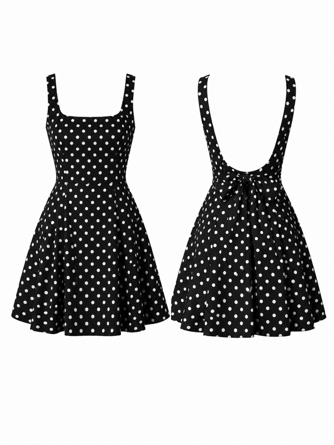 Dress with dots