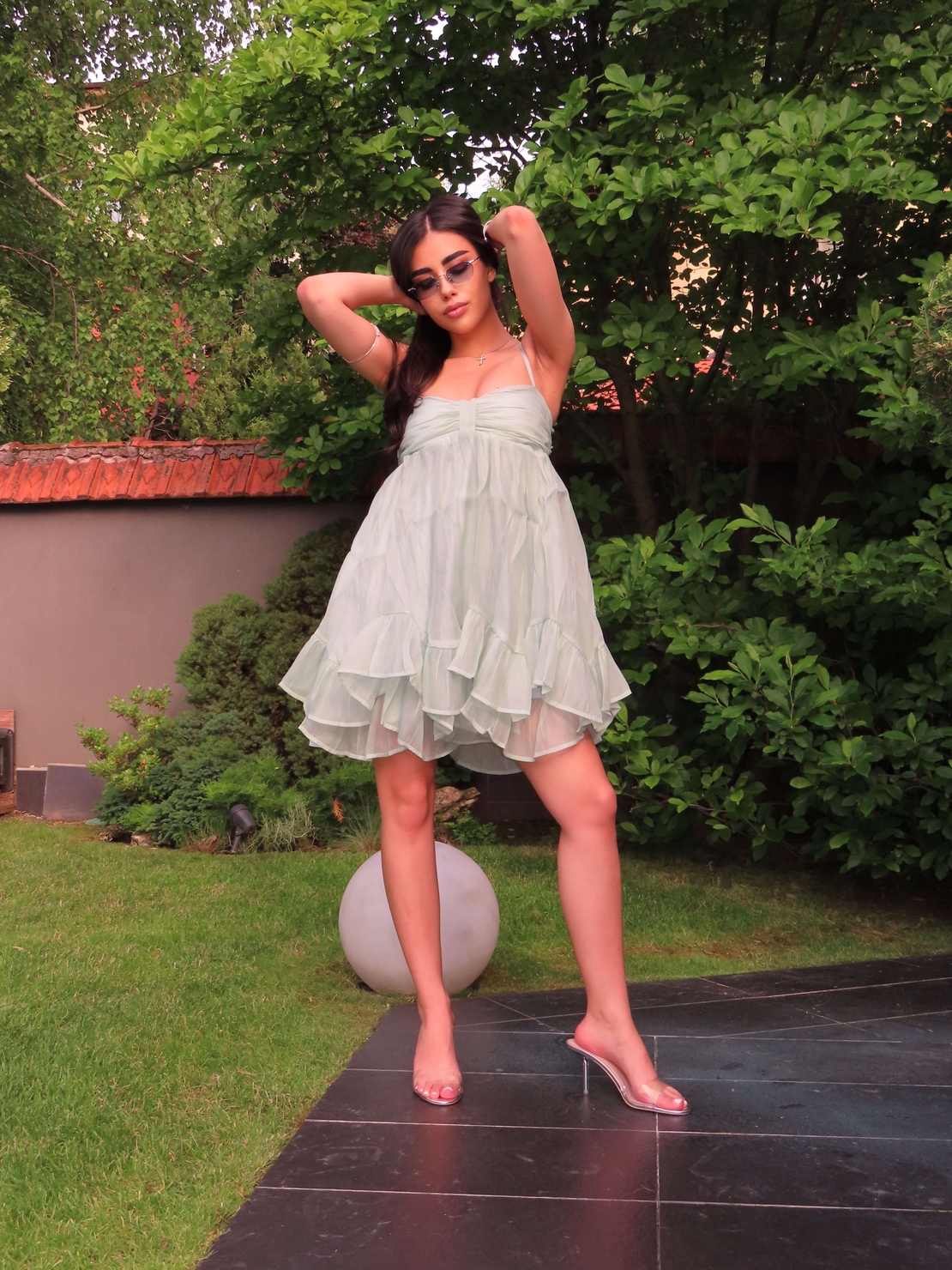 Monaco mint dress