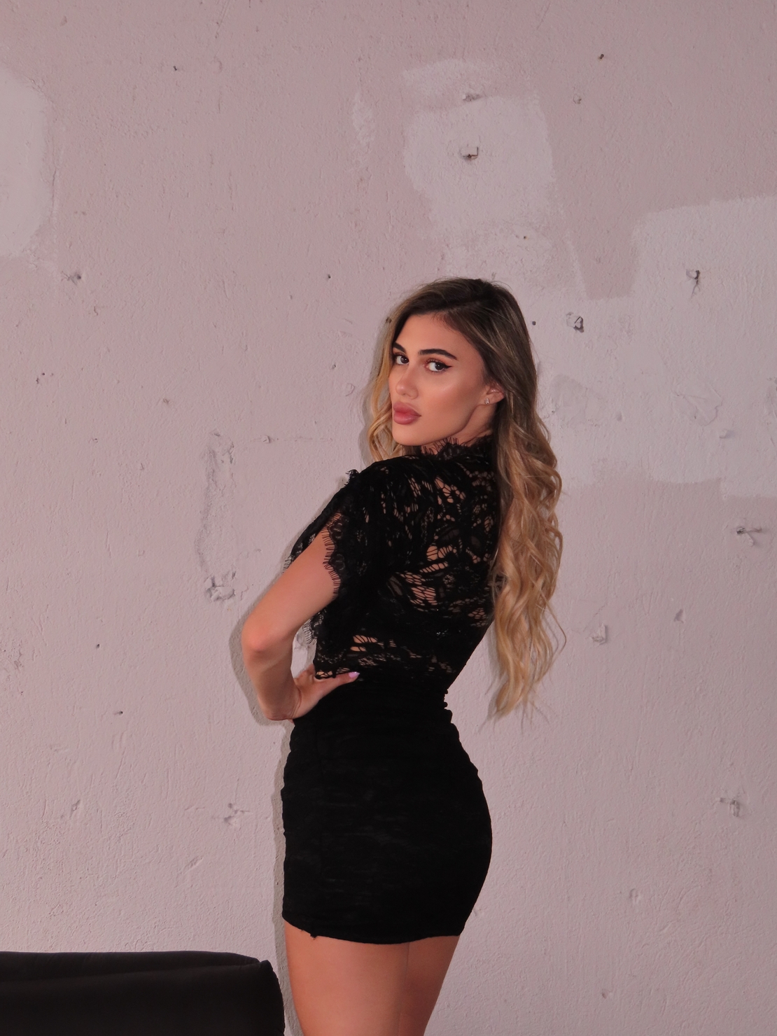 Midnight Lace  dress