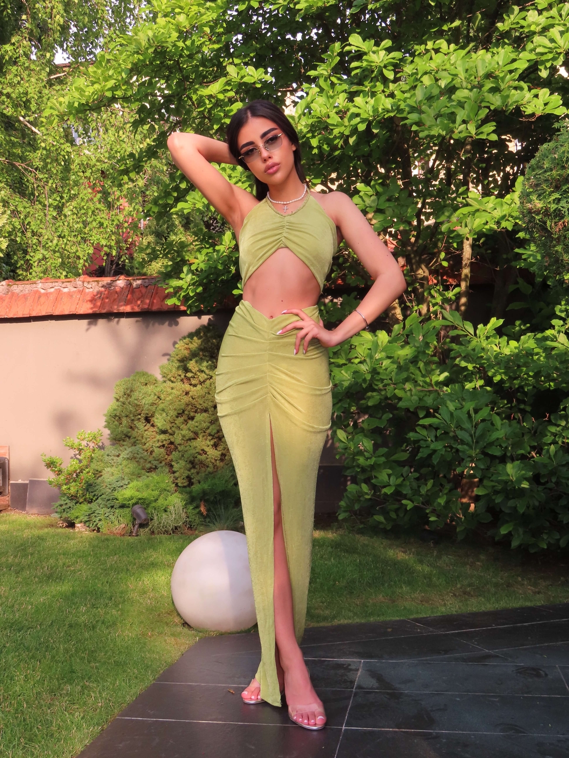 Tropez green dress