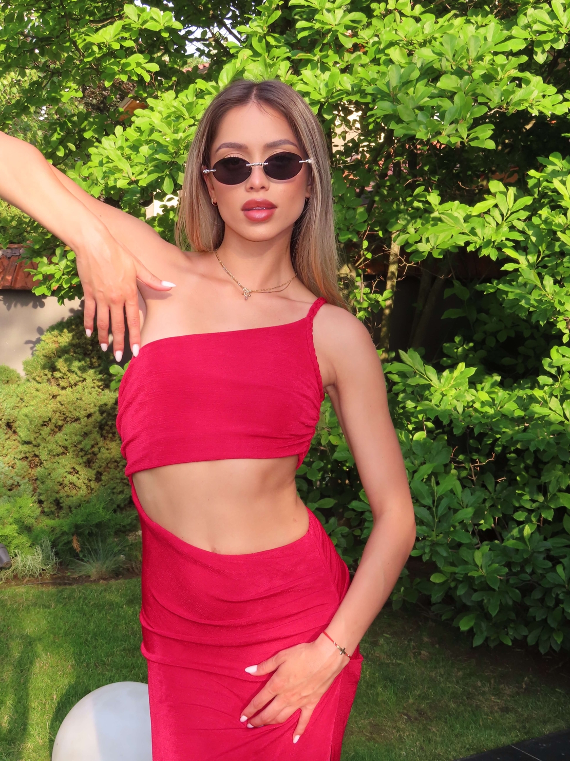 Tropez red dress