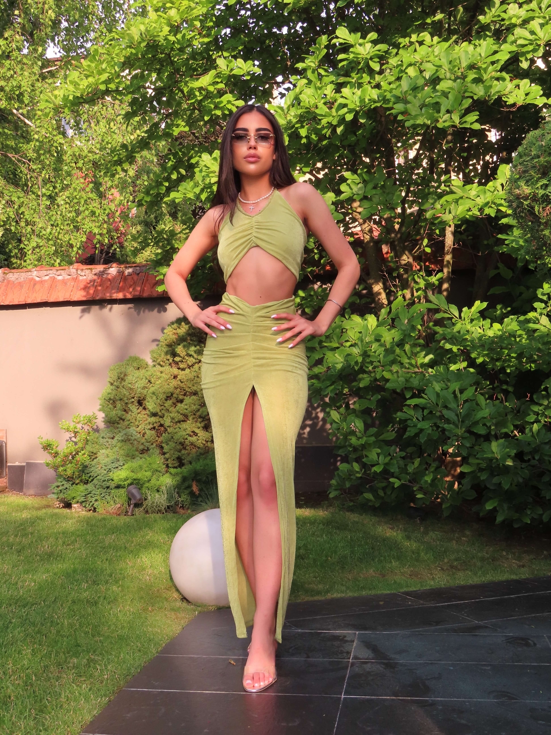 Tropez green dress